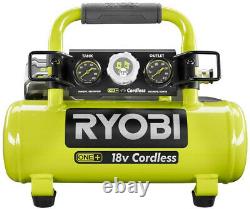 RYOBI 18V 1 gal 120 psi Cordless Portable Air Compressor 2Ah Battery Charger Set