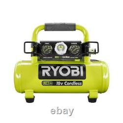 RYOBI 18V Air Compressor Portable Cordless 120 Max PSI Oil Free Quiet Tool ONLY