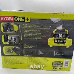 RYOBI 18V Air Compressor Portable Cordless 120 PSI Oil Free TOOL ONLY
