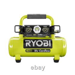 RYOBI Air Compressor 18V Lithium-Ion Rechargeable Battery Portable (Tool Only)