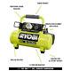 RYOBI Portable Air Compressor 1 gal. 18V 1-Stage Tank Pressure Gauge (Tool-Only)