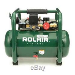 Rolair Plus 2.5gal Portable Electric Air Compressor for Tires & Tools (Open Box)