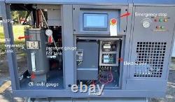 Rotary Screw Air Compressor 20 HP, VSD WithDryer, Filters and Tank 80 Gal
