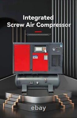 Rotary Screw Air Compressor 20 HP, VSD WithDryer, Filters and Tank 80 Gal