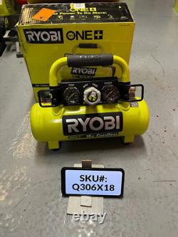 Ryobi 1 Gallon 120 PSI Portable 18V Horizontal Air Compressor (Tool Only) Q306X1