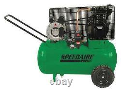 SPEEDAIRE 1NNF6 Portable Air Compressor, 20gal, Horizontal