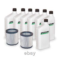 SPEEDAIRE 1WF48 Air Compr Maint Kit, 7 qt Oil, Air Filters 1WF48