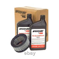 SPEEDAIRE 1WF49 Air Compr Maint Kit, 2 qt Oil, Air Filter 1WF49