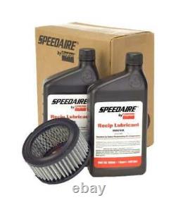 SPEEDAIRE 1WF49 Air Compr Maint Kit, 2 qt Oil, Air Filter 1WF49