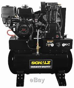 Schulz Air Compressor 13hp Honda Gx390 Gas Drive Service Truck Special