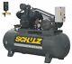 Schulz Air Compressor 15hp 3-phase 120 Gallons Tank- 208-230-460 Volts