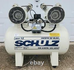 Schulz Single Stage Oil Free Compressor, Model MSV 12