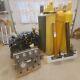 Scuba air compressor, storage bottles, fill station and filter stacks