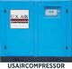 Single Phase or three phase 10 HP VFD US AIR COMPRESSOR ROTARY SCREW