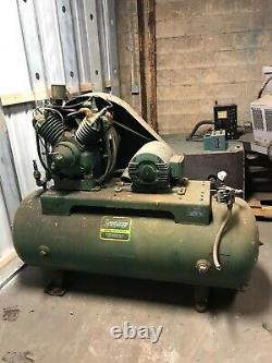 Speedaire 2-Stage Air Compressor 10 hp, 120 gal, 175 PSI, 3 phase 1WD73