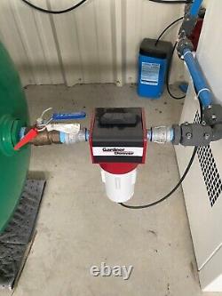 Speedaire Electric Air Compressor with Garden Denver, Green