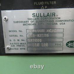 Sullair 20-100H ACAC 100Hp Rotary Screw Air Compressor 208-230/480V 13k Hours