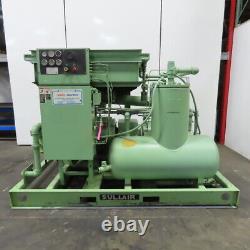 Sullair 20-100H ACAC 100Hp Water Cooled Rotary Air Compressor 208/480V 13k Hours