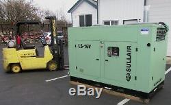 Sullair 75 HP Rotary Screw Air Compressor LS16V Variable Speed Drive