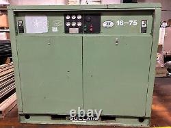 Sullair Air Compressor Low Hours Model # 16BS-75L ACAC
