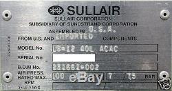 Sullair Corporation LS-12 40L Industrial Air Compressor LS-12-40L-ACAC WORKING