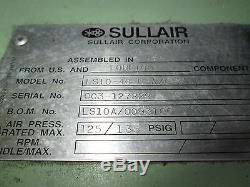 Sullair LS10-40 H A/C 40HP Rotary Screw Air Compressor