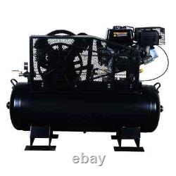 TMG Industrial 40 Gallon 2-Stage Truck Mounted Air Compressor. 9hp engine