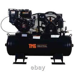 TMG Industrial 40 Gallon 2-Stage Truck Mounted Air Compressor. 9hp engine