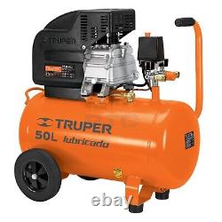 Truper COMP-50LT 50L horizontal compressor, 3-1/2 HP (max power), 127V