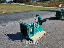 USED 15-hp PALATEK 15-D SKID MOUNT OPEN 208/230/460V ROTARY AIR COMPRESSOR