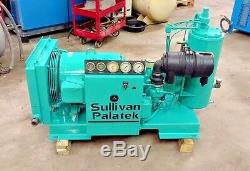 USED 30-hp PALATEK D-30 OPEN SKID MOUNT 230/460V ROTARY AIR COMPRESSOR