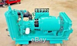 USED 30-hp PALATEK D-30 OPEN SKID MOUNT 230/460V ROTARY AIR COMPRESSOR