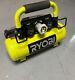 USED Ryobi 1 Gallon 120 PSI Portable 18V Horizontal Air Compressor (Tool Only) Q