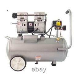 Ultra Quiet & Oil-Free Electric Air Compressor 8.0 Gal 1.0 Hp withWheels Air Tools