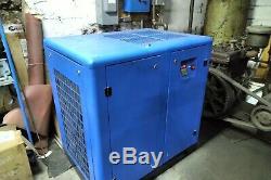 Used 10 HP US AIR COMPRESSOR ROTARY SCREW VFD. 6K hours on it 230 single phase