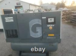 Used 20 HP Atlas Copco Rotary Air Comp Ga15ff With Dryer