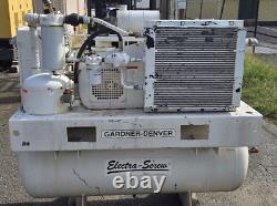 Used 30 HP Gardner Denver Rotary Compressor