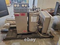 Used 50 HP Leroi Rotary Skid Mounted Open Compressor