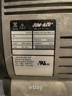 Used JUN-AIR MODEL OF302 AIR COMPRESSOR 2882400