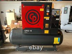 Used Qrs 15 Chicago Pneumatic 15 HP Rotary Compressor