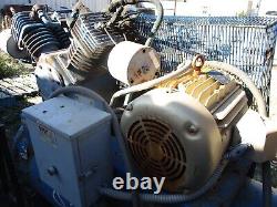 Used Quincy QT-15 Air Compressor / Tank Bad / Good Baldor Motor