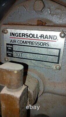 Used Strong Running Ingersoll Rand 120gal 10hp T30 Air Compressor LOCAL PICKUP