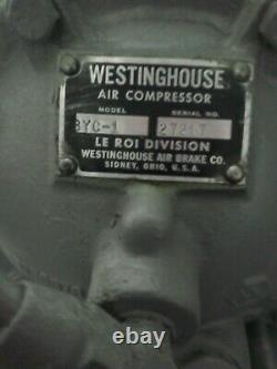 VINTAGE air COMPRESSOR leroi westinghouse
