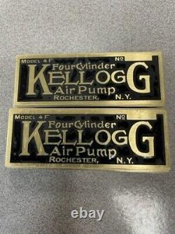 Vintage Four Cylinder Kellogg Air Pump ID Model and NO Decal Rochester, NY