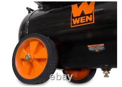 WEN 2287 6-Gallon Oil-Lubricated Portable Horizontal Air Compressor NEW