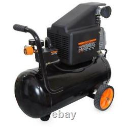 WEN 6 Gal. Oil-Lubricated Portable Horizontal Air Compressor