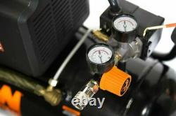 WEN 6-Gallon Oil-Lubricated Portable Horizontal Air Compressor