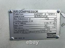 ^used 30 HP Atlas Copco Rotary Air Compressor Ga-22 Ff